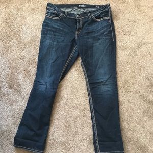 Dark wash Silver brand bootcut jeans